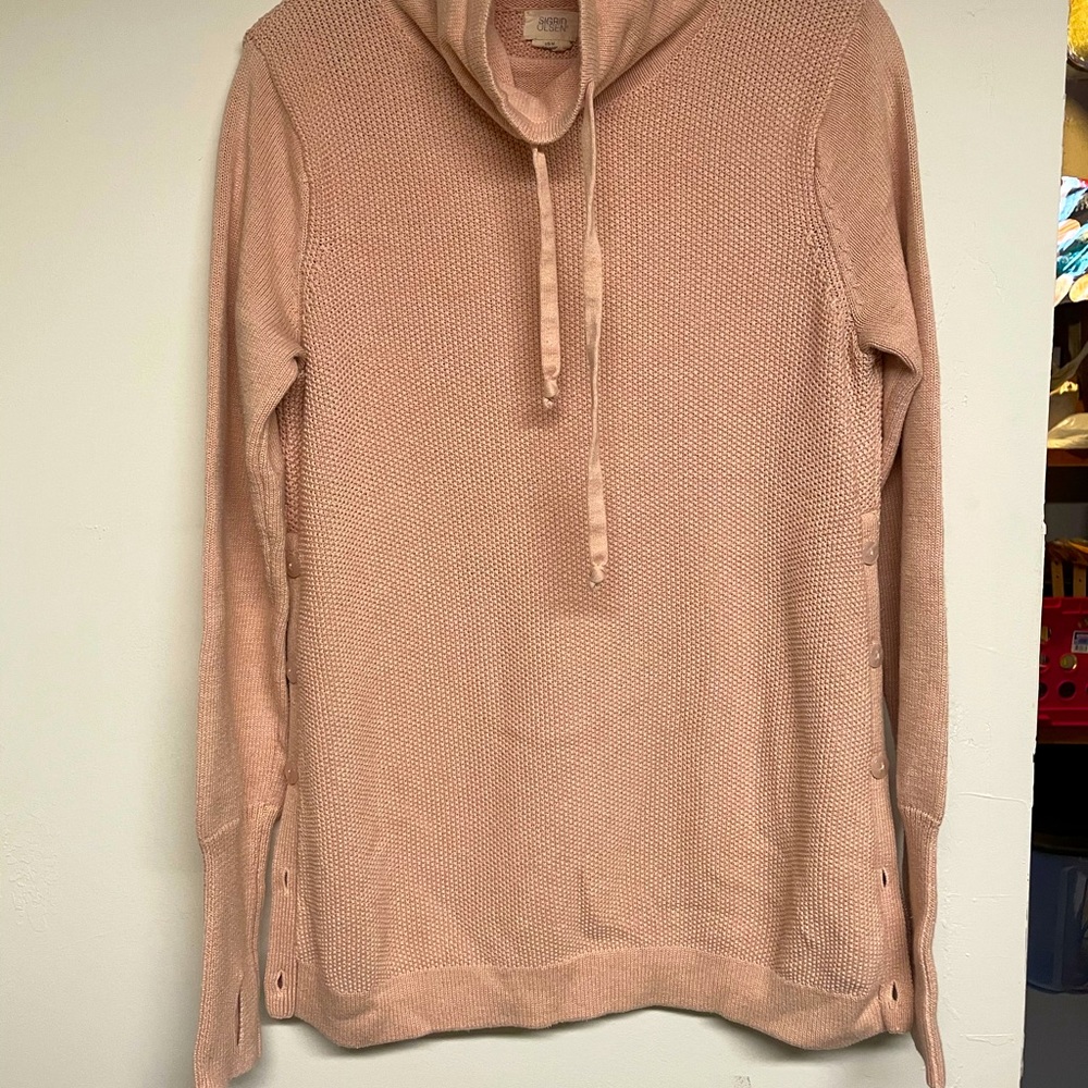 SOLD**Cowl Neck Knitted Sweater